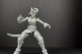 be 3d sculpture,dnd miniature,colour printing,zbrush sculptor, stl file,3d print