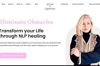design life coaching website coaching website career website online course