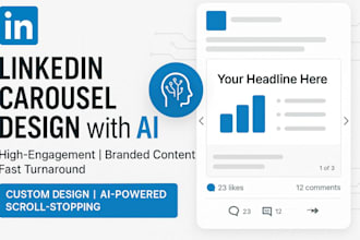 design high engaging linkedin carousel posts for your brand using ai