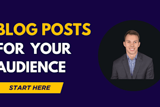write an optimized blog post for your target audience