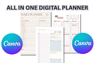 design a custom digital planner for goodnotes or ipad use