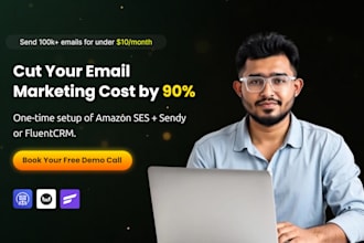 setup amazon ses with fluentcrm or sendy for email automation