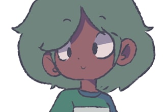draw a cute custom avatar for profile or stream