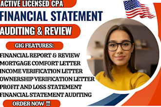 prepare notice to reader from CPA for lenders and banks