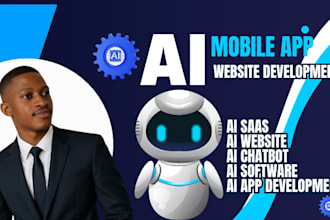 build ai chatgpt mobile app or website ai saas app ai chatbot ai software