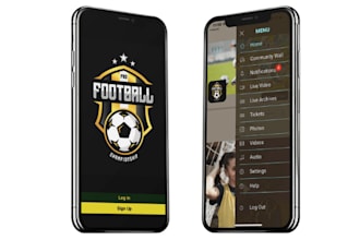 develop sweepstake, sport mobile app, android ios or web app