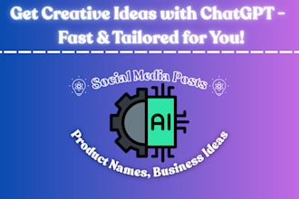 generate creative content or business ideas using chatgpt