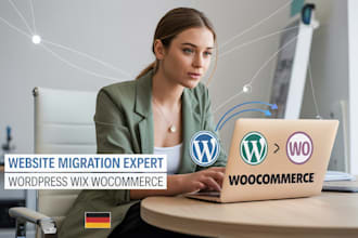 transfer wix, wordpress, or woocommerce site
