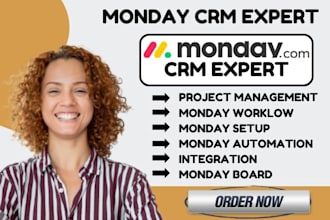 setup monday crm monday board monday project management monday com automation