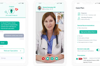 develop a secure telehealth app or mental health mobile app