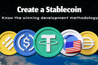 create a stablecoin, token on any chain like busd, usdt