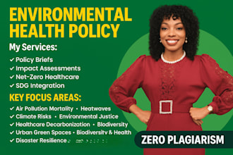 do environmental health policy, assigned, clean air impact, net zero healthcare