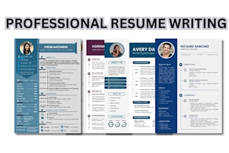 design a professional resume template in canva for job applications