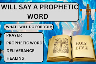 give you a spirit led prophetic word of encouragement
