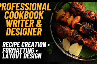 cookbook writer cookbook design recipe creation cookbook formatting recipe book