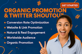 shoutout, promote your link to 500m USA, UK, twitter, tiktok, linkedin audience