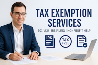 help you get tax exemption for your business or organization
