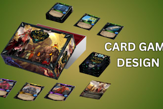create card game design card game card box design playing card guidebook design