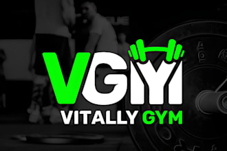 design best physical fitness and gym logo in 12 hours