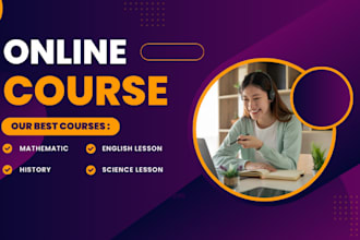 create online course content creation workbook design training manual voice over