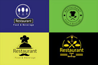 create a logo for a restaurant, coffee, bakery, pastry, food business