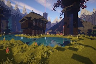 build any house, structure, castle, village in minecraft