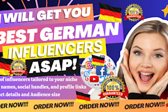find best german influencer for your brand, product or service