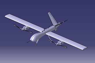 do 2d drawing and 3d modelling using catia and solidworks