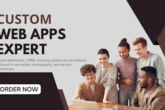 create crms, booking portals, or business management systems