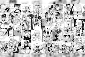 draw anime, manga , comic art sfw,nsfw, fanart, storyboards, custom art