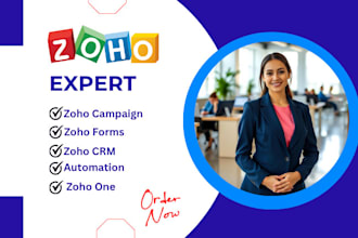 customize zoho CRM, zoho one, zoho forms, zoho campaigns