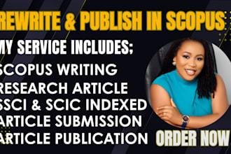write rewrite and publish in top scopus , sci, ssci, scie web of science journal