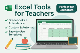 create simple excel tools for teachers like gradebooks and attendance sheets