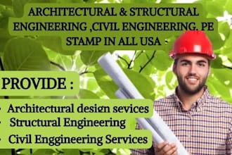 licensed architect structural engineering hvac pe stamp in pennsylvania texas