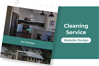 cleaning service website, short rental website, handyman and booking website