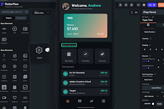 develop flutterflow web app adalo mobile app mvp flutter flow saas website