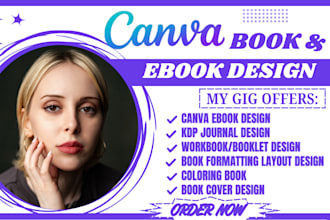 do KDP digital journal create canva ebook and workbook design book design