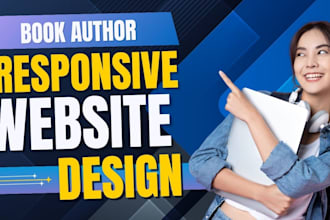design amazon kdp author website , children book author website ebook author