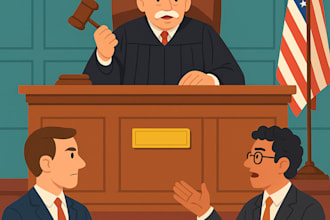 write a hilarious scripted courtroom drama about literally anything