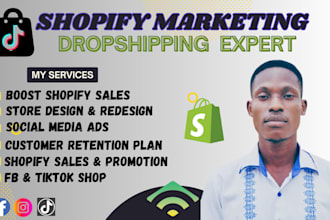 boost shopify dropshipping sales with ecommerce marketing tiktok shop fb ads