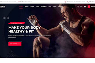build squarespace fitness gym website taekwondo martial arts school website