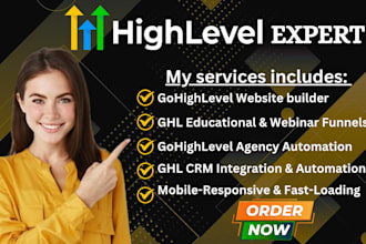 build go high level website ghl agencies funnel educational ghl webinar funnel
