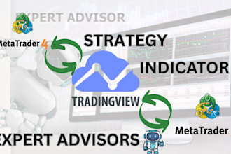 convert tradingview pinescript strategy to mt4,mt5 expert advisor or vice versa