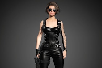 sculpt 3d game trailer, pixel,game environment,unreal engine,ue5 rigging, zbrush