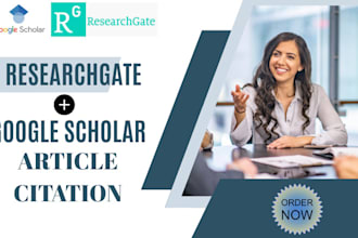 increase google scholar citation, backdate current citation using researchgate