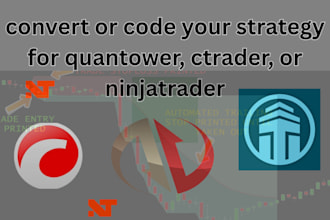 convert or code your strategy for quantower, ctrader, or ninjatrader