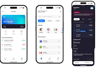 create esim app, mobile data app, virtual phone number app, esim website