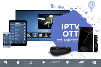 build android tv dashboard, ott app, iptv app, admin panel