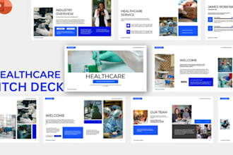design healthcare investor ready pitch deck medtech bank loan