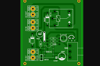 design circuit and pcb layout in kicad, proteus, easyeda, altium